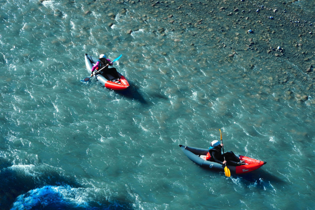 kayak sur le var arrière pays niçois